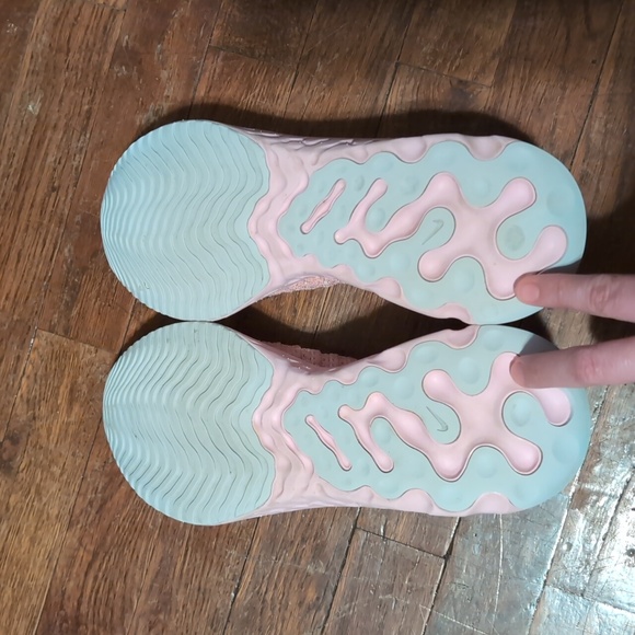 Pink Glaze Nike React Phantom Fly Knit Size 10 - Picture 4 of 5